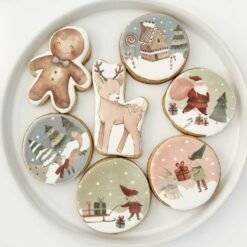 Christmas printed sugar cookies