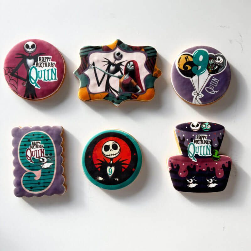 jack skeleton cookies