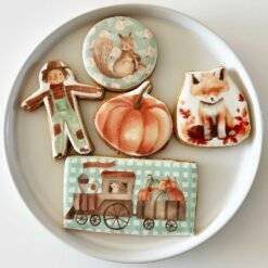 Fall printed sugar cookies