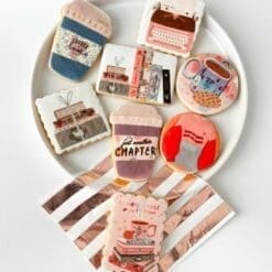 Book_printed sugar cookies