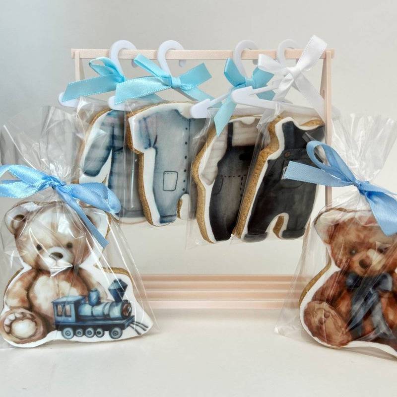 hanging rack printed sugar cookies