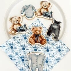 baby shower printed sugar cookies