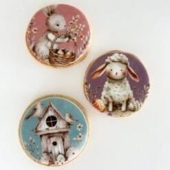 easter printed sugar cookies