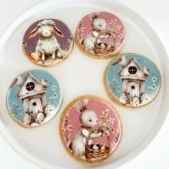 easter printed sugar cookies