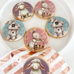 easter printed sugar cookies