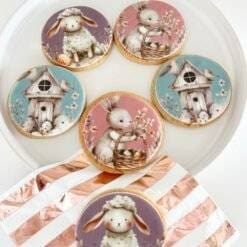 easter printed sugar cookies