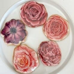 flower printed cookie