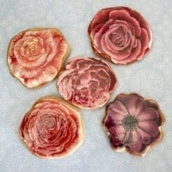 flower printed cookie