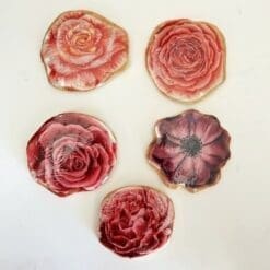 flower printed cookie