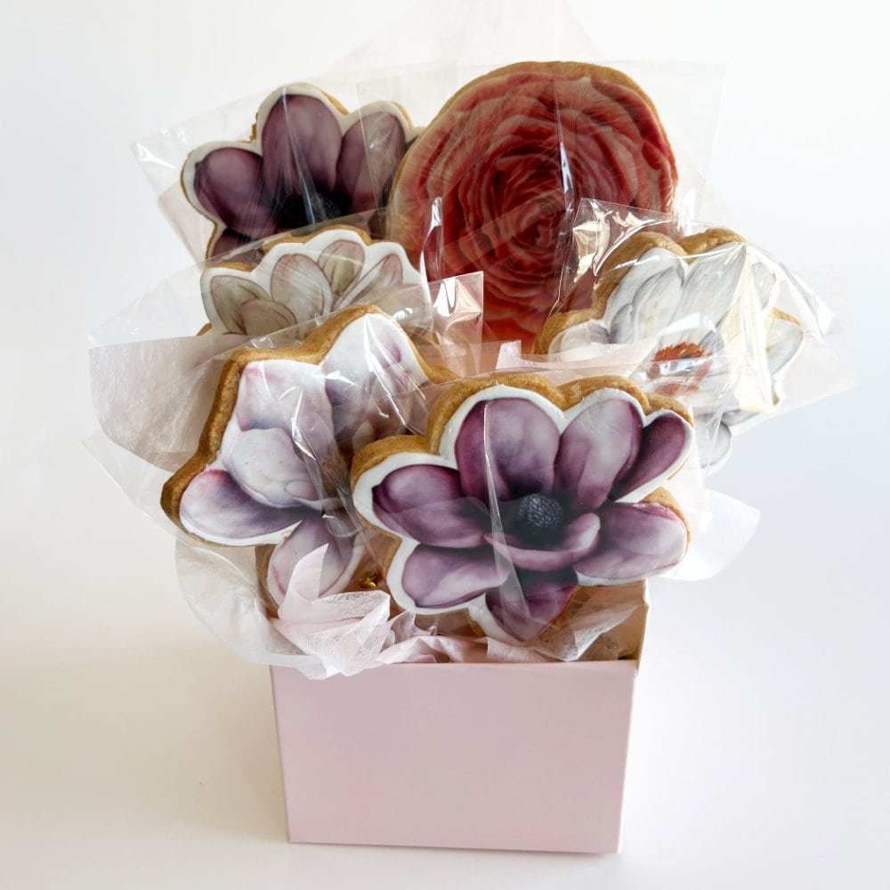 cookie bouquet printed sugar cookie