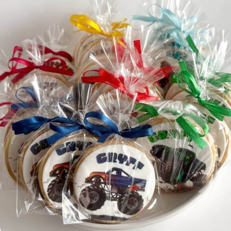 monster truck cookies