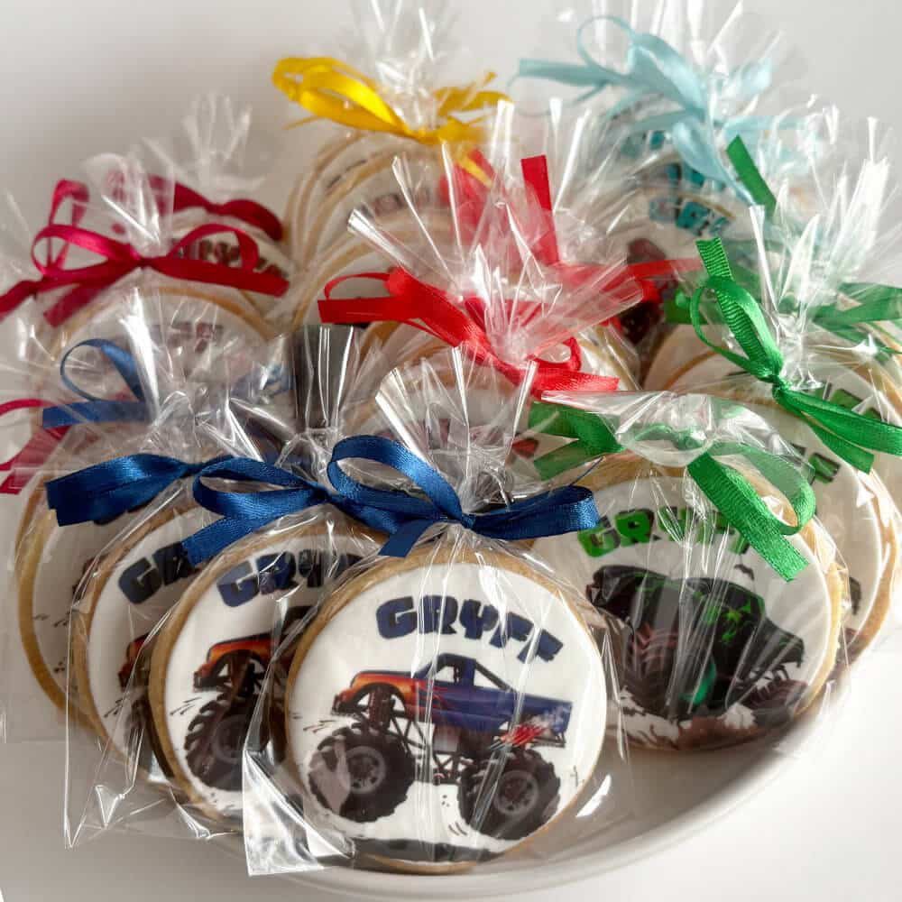 monster truck cookies