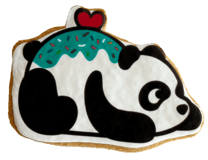 panda bake cookie