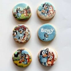 Bluey sugar cookies