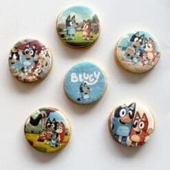 Bluey sugar cookies