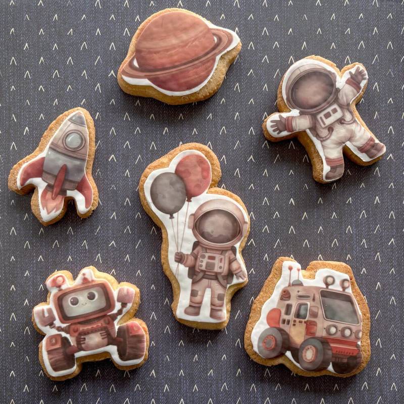 space sugar cookies