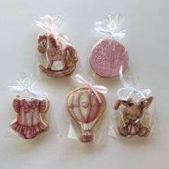 baby shower printed sugar cookies