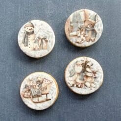 Christmas printed sugar cookies