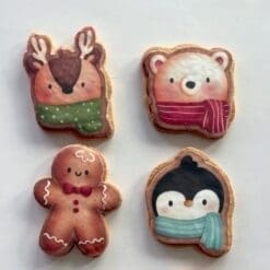 Christmas printed sugar cookies