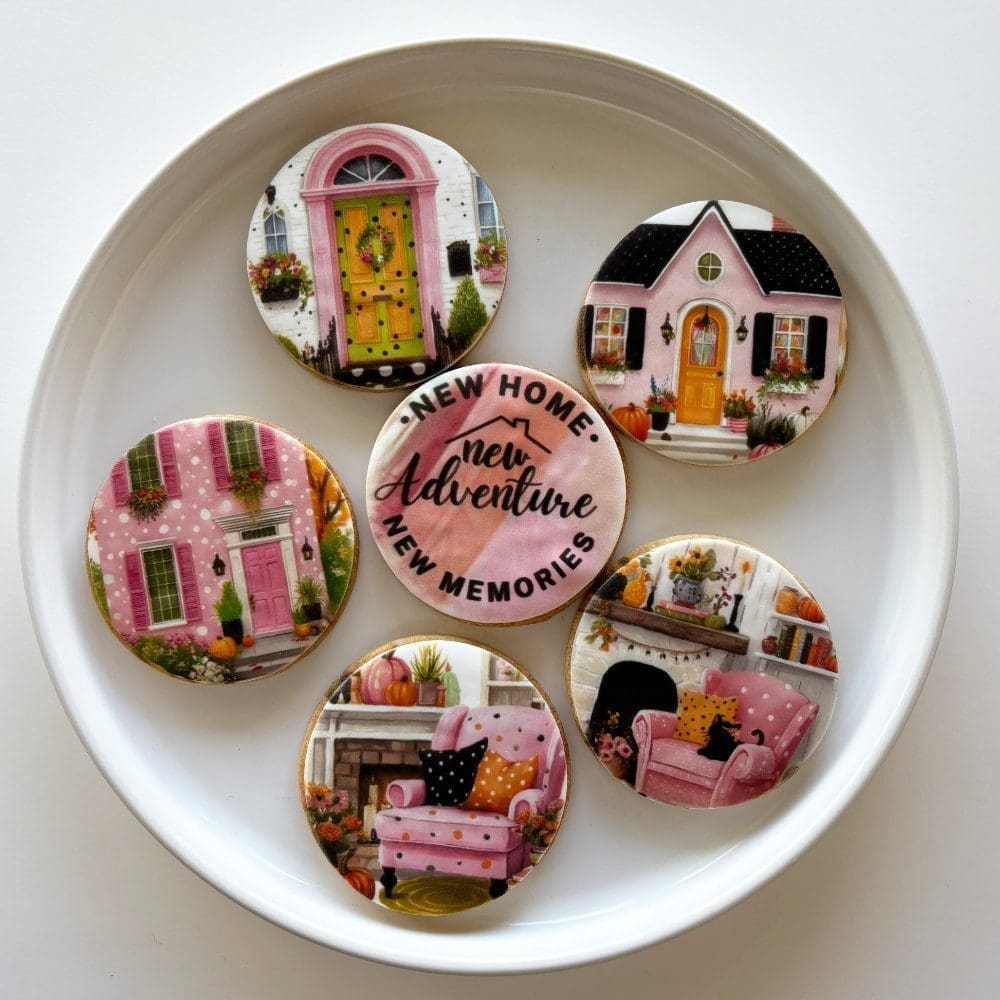 new home printed sugar cookies