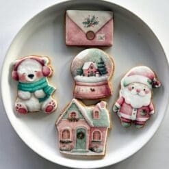 Christmas printed sugar cookies
